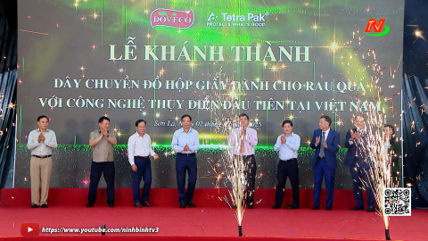 DOVECO kh&aacute;nh th&agrave;nh d&acirc;y chuyền đồ hộp giấy d&agrave;nh cho rau quả