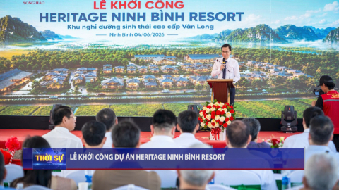 Lễ khởi c&ocirc;ng dự &aacute;n Heritage Ninh B&igrave;nh Resort 