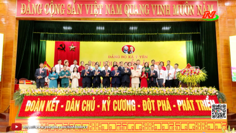 Đại hội đại biểu Đảng bộ x&atilde; &Yacute; Y&ecirc;n nhiệm kỳ 2025-2030