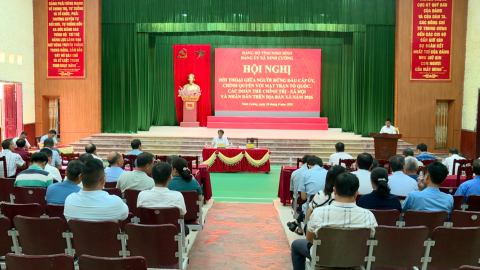 X&atilde; Ninh Cường tổ chức hội nghị đối thoại 