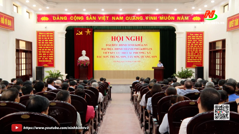 Đại biểu HĐND tỉnh tiếp x&uacute;c cử tri th&agrave;nh phố Hoa Lư, th&agrave;nh phố Tam Điệp