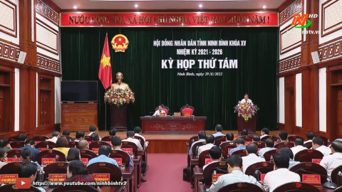 Kỳ họp thứ tám, HĐND tỉnh khóa XV