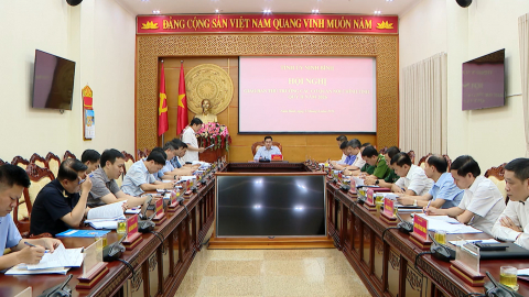 Giao ban thủ trưởng c&aacute;c cơ quan nội ch&iacute;nh tỉnh qu&yacute; II/2026