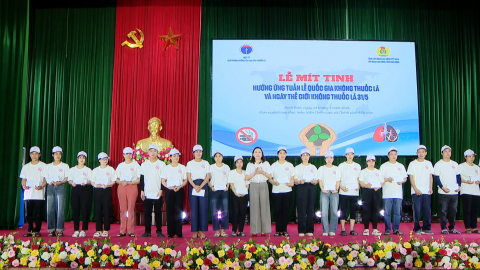 M&iacute;t tinh hưởng ứng Tuần lễ Quốc gia kh&ocirc;ng thuốc l&aacute; năm 2026
