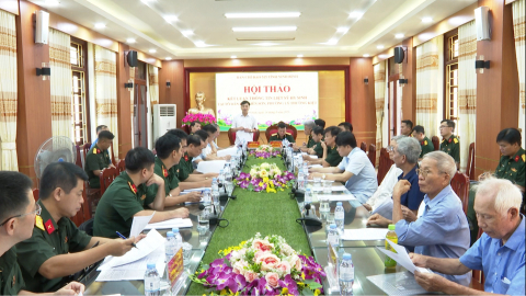 Hội thảo kết luận th&ocirc;ng tin liệt sĩ hi sinh