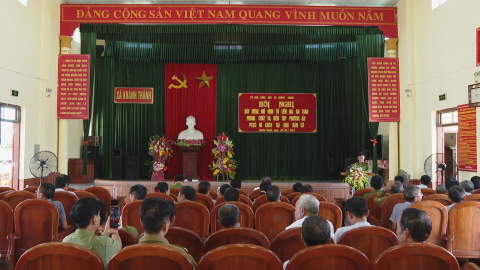 Ra mắt m&ocirc; hình " T&ocirc;̉ li&ecirc;n gia an toàn PCCC" tại xã Khánh Thành