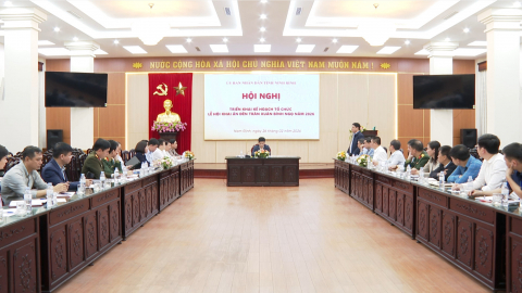 Triển khai kế hoạch tổ chức Lễ hội Khai ấn Đền Trần