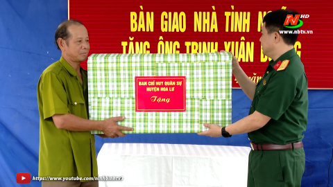 Kh&aacute;nh th&agrave;nh nh&agrave; t&igrave;nh nghĩa cho thương binh