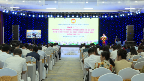 Qu&aacute;n triệt, triển khai Nghị quyết Đại hội đại biểu to&agrave;n quốc MTTQ Việt Nam lần thứ XI