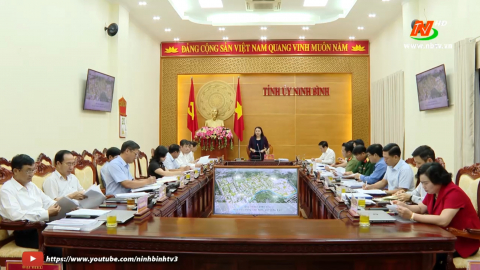 Hội nghị Ban Thường vụ Tỉnh ủy ng&agrave;y 20/5/2022