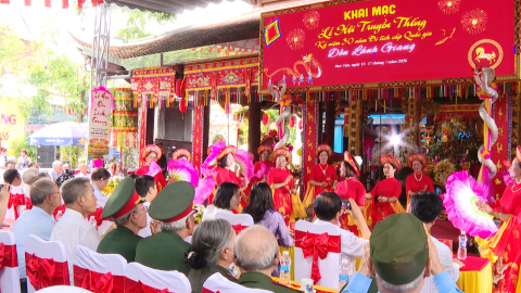 Khai mạc Lễ hội truyền thống Đền Lảnh Giang năm 2026
