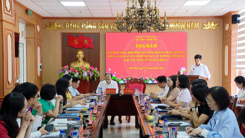 Tọa đ&agrave;m về thực hiện đồng giảng trong đ&agrave;o tạo Trung cấp l&yacute; luận ch&iacute;nh trị