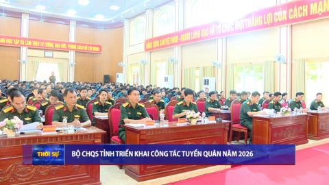 Bộ CHQS tỉnh triển khai c&ocirc;ng t&aacute;c tuyển qu&acirc;n năm 2026