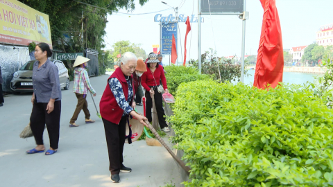 Ph&aacute;t huy vai tr&ograve; người cao tuổi trong thực hiện x&acirc;y dựng m&ocirc;i trường xanh, sạch, đẹp tại khu d&acirc;n cư