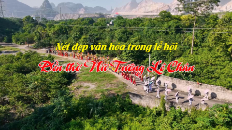  N&eacute;t đẹp văn h&oacute;a trong Lễ hội Đền thờ nữ tướng L&ecirc; Ch&acirc;n