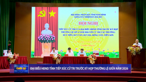 Đại biểu HĐND tỉnh tiếp x&uacute;c cử tri trước Kỳ họp thường lệ giữa năm 2026