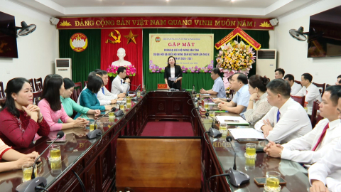 Gặp mặt Đo&agrave;n đại biểu dự Đại hội đại biểu Hội N&ocirc;ng d&acirc;n Việt Nam lần thứ IX