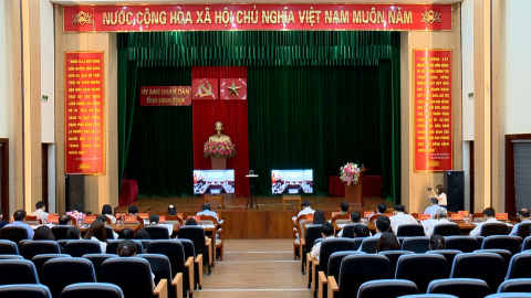 Hội nghị trực tuyến về tổng r&agrave; so&aacute;t hệ thống văn bản quy phạm ph&aacute;p luật