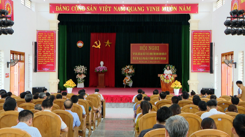 Đại biểu HĐND tỉnh tiếp x&uacute;c cử tri c&aacute;c x&atilde; ph&iacute;a Bắc v&agrave; Trung t&acirc;m huyện Nho Quan