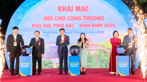 Khai mạc Hội chợ C&ocirc;ng Thương khu vực ph&iacute;a Bắc-Ninh B&igrave;nh năm 2025