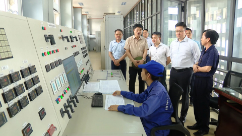 Đồng ch&iacute; Ph&oacute; B&iacute; thư Tỉnh uỷ Trần Đăng Quỳnh kiểm tra c&ocirc;ng t&aacute;c ph&ograve;ng, chống thi&ecirc;n tai năm 2026