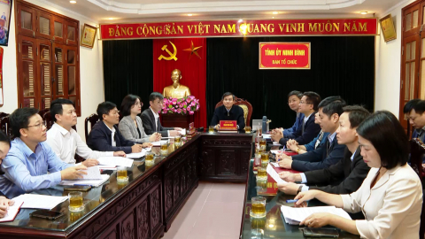 Hội nghị trực tuyến qu&aacute;n triệt, triển khai tổng kết c&ocirc;ng t&aacute;c x&acirc;y dựng Đảng 