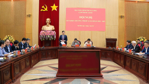 Cụm thi đua số II - Ban Nội ch&iacute;nh Trung ương tổng kết phong tr&agrave;o thi đua giai đoạn 2021-2025
