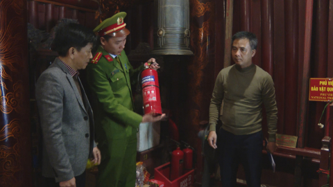 Tăng cường ph&ograve;ng ch&aacute;y, chữa ch&aacute;y tại di t&iacute;ch, điểm du lịch