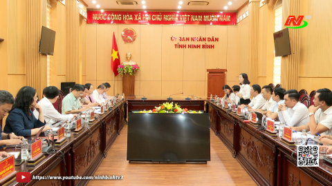 Đo&agrave;n khảo s&aacute;t UB Văn h&oacute;a v&agrave; X&atilde; hội của QH l&agrave;m việc tại Ninh B&igrave;nh về t&igrave;nh h&igrave;nh thực hiện Luật B&aacute;o ch&iacute;