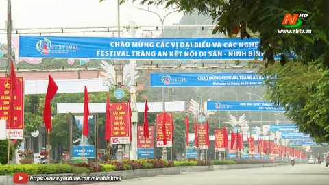 Hoa Lư đẩy mạnh tuy&ecirc;n truyền Festival Tr&agrave;ng An kết nối di sản