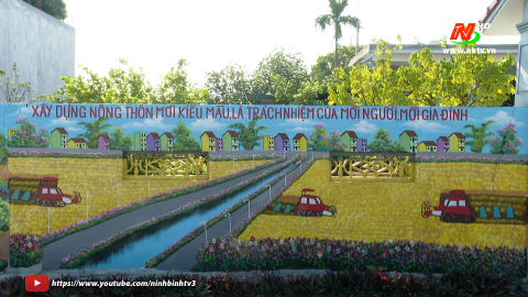 Kim Sơn x&acirc;y dựng x&atilde;, th&ocirc;n, x&oacute;m n&ocirc;ng th&ocirc;n mới n&acirc;ng cao, kiểu mẫu