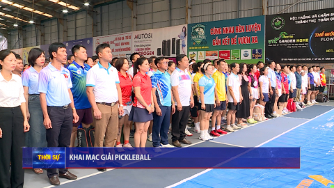  Khai mạc giải Pickleball