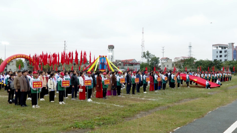 Khai mạc Hội khỏe ph&ugrave; đổng huyện Gia Viễn lần thứ VIII năm 2023