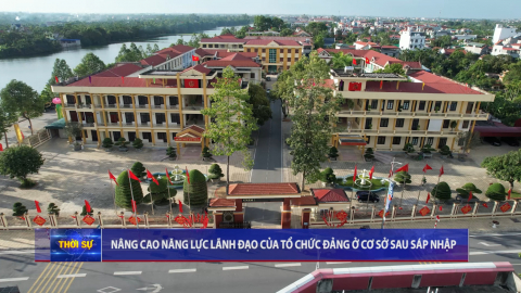 N&acirc;ng cao năng lực l&atilde;nh đạo của tổ chức Đảng ở cơ sở sau s&aacute;p nhập