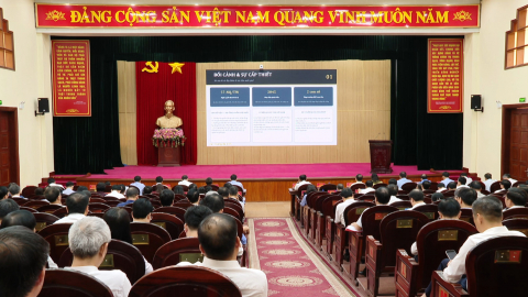 Sơ kết 1 năm 6 th&aacute;ng triển khai thực hiện Nghị quyết số 57