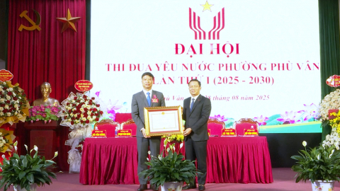 Đại hội thi đua y&ecirc;u nước phường Ph&ugrave; V&acirc;n nhiệm kỳ 2025-2030