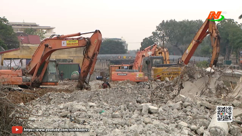 Quyết liệt trong c&ocirc;ng t&aacute;c giải ph&oacute;ng mặt bằng chợ Rồng