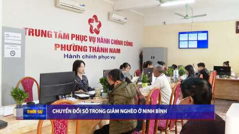 Chuyển đổi số trong giảm ngh&egrave;o ở Ninh B&igrave;nh