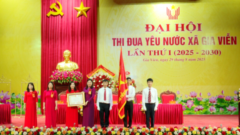 Đại hội thi đua y&ecirc;u nước x&atilde; Gia Viễn lần thứ I
