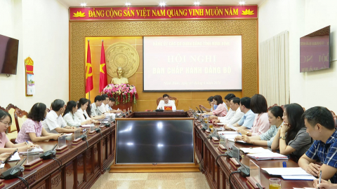 Hội nghị Ban Chấp h&agrave;nh Đảng bộ c&aacute;c cơ quan Đảng tỉnh