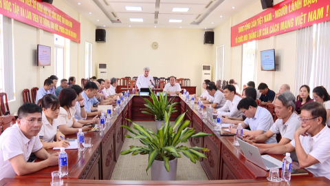 Sở Khoa học v&agrave; C&ocirc;ng nghệ l&agrave;m việc với Quỹ Ph&aacute;t triển Khoa học v&agrave; C&ocirc;ng nghệ Quốc gia