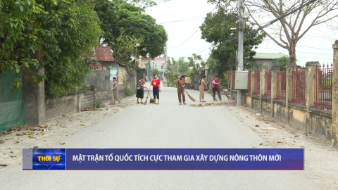 Mặt trận tổ quốc t&iacute;ch cực tham gia x&acirc;y dựng n&ocirc;ng th&ocirc;n mới