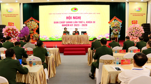 Hội nghị Ban Chấp h&agrave;nh Hiệp hội Doanh nghiệp doanh nh&acirc;n CCB Việt Nam