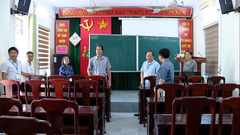 Kiểm tra c&ocirc;ng t&aacute;c chuẩn bị Kỳ thi tốt nghiệp THPT năm 2026 tại c&aacute;c điểm thi