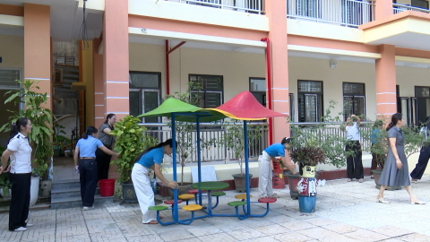 Phường Phủ L&yacute; tăng cường đầu tư cơ sở vật chất cho năm học mới