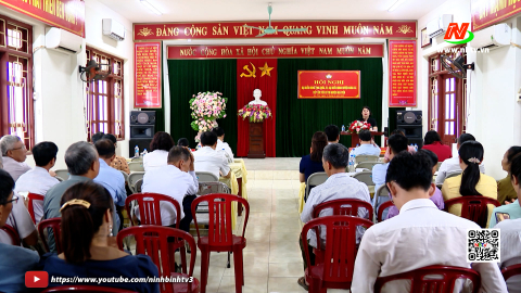 Đại biểu HĐND tỉnh tiếp x&uacute;c cử tri huyện Gia Viễn 