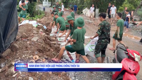 Ninh B&igrave;nh thực hiện Luật ph&ograve;ng chống thi&ecirc;n tai.