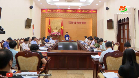 Hội nghị Ban Thường vụ Tỉnh uỷ ng&agrave;y 12/5/2022