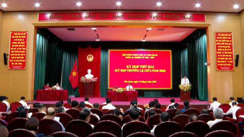 Kỳ họp thứ hai, HĐND x&atilde; Nho Quan