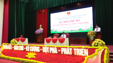 Kỳ họp thứ ba, HĐND phường H&agrave; Nam